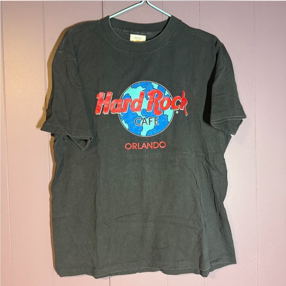 Vintage Hard Rock Cafe Orlando T-Shirt Medium Made in USA Single Stitch